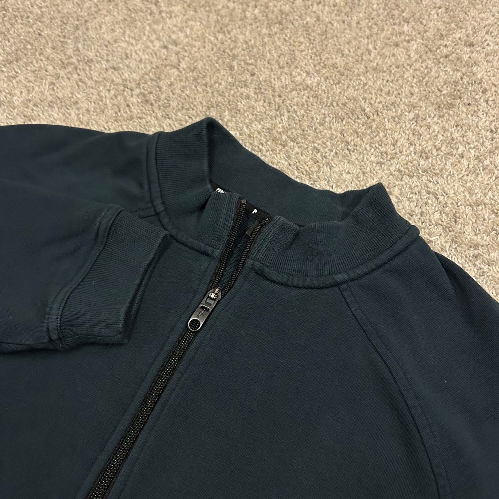 Public Rec Pullover 1/2 Zip Weekend‎ Half Zip Large Blue Pima Cotton Spandex